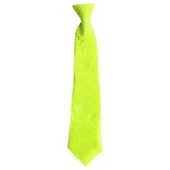 Paljettslips Neongul