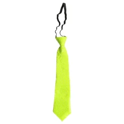 Paljettslips Neongul