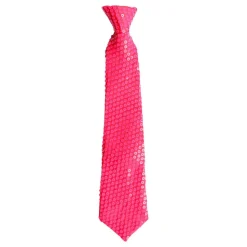 Paljettslips Neonrosa