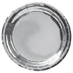 Pappersassietter Silver Metallic