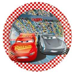 Pappersassietter Bilar/Cars 3