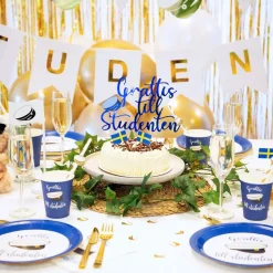 Pappersassietter Grattis till Studenten