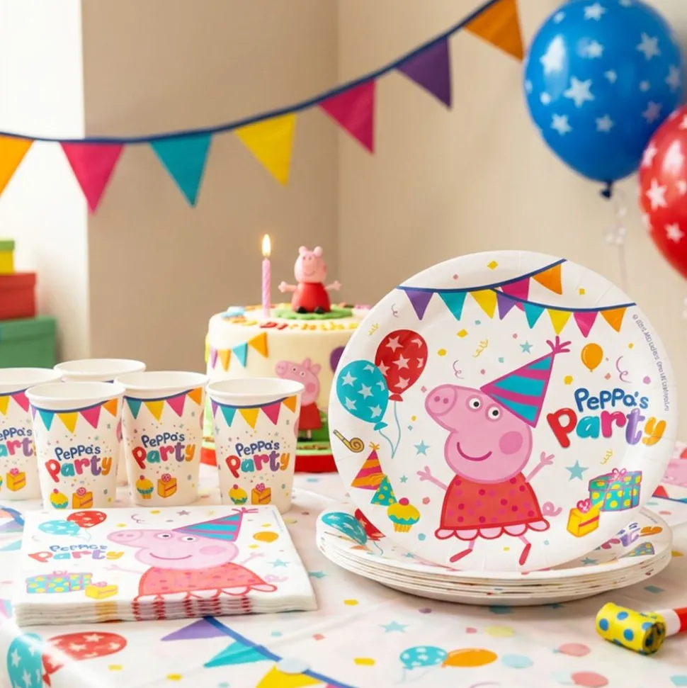 Pappersassietter Greta Gris™ Peppa’s Party