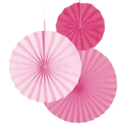 Pappersfjädrar Rosa Mix