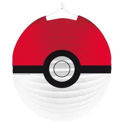 Papperslykta Rund Pokémon Ball