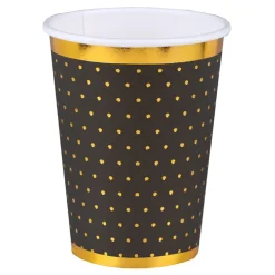 Pappersmuggar Prickiga Svart/Guld