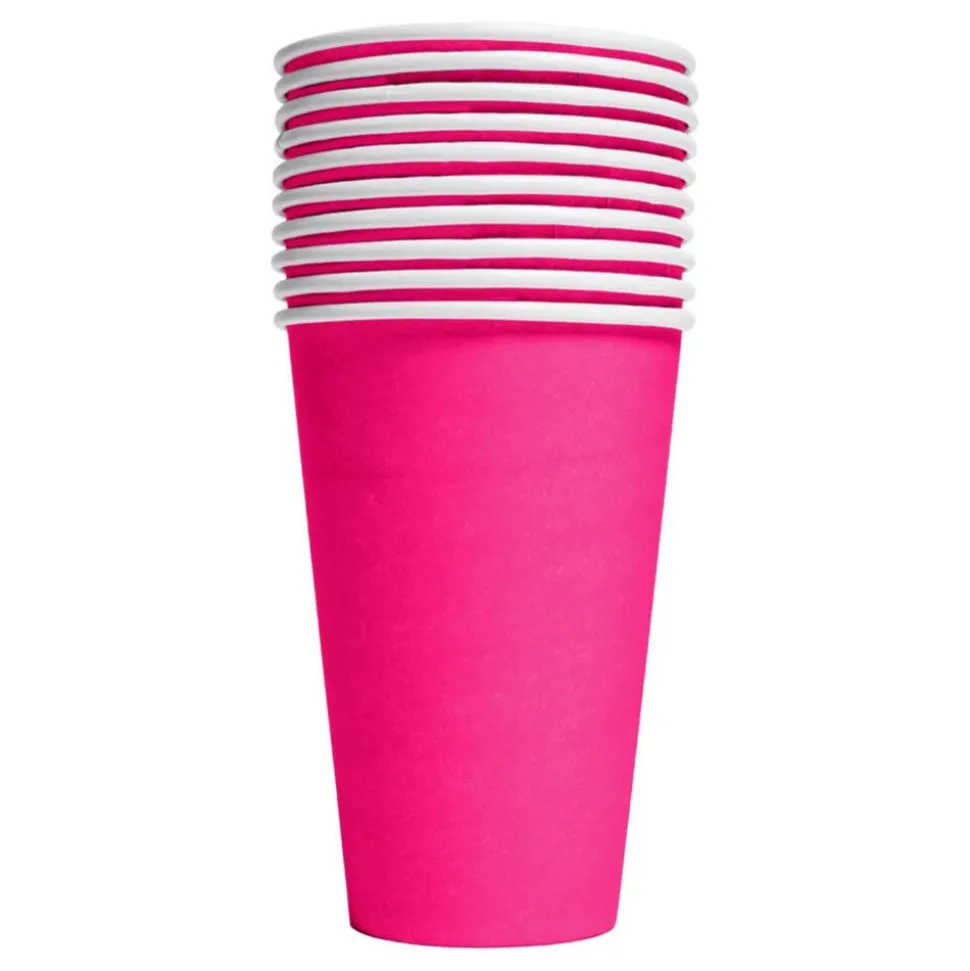 Pappersmuggar Rosa Stora