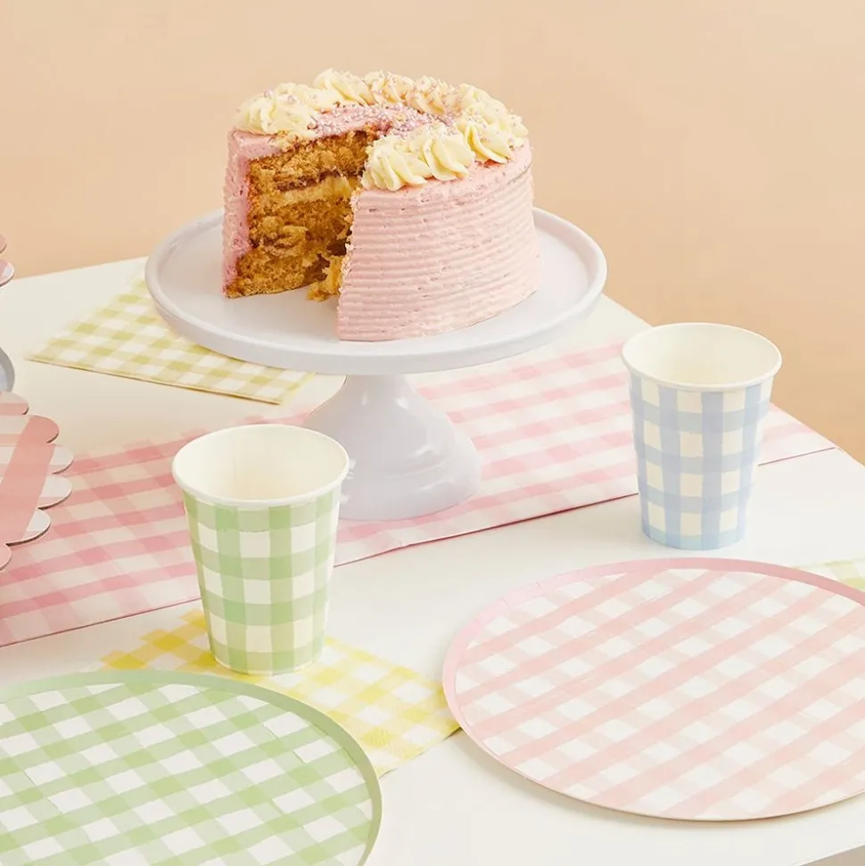 Pappersmuggar Gingham