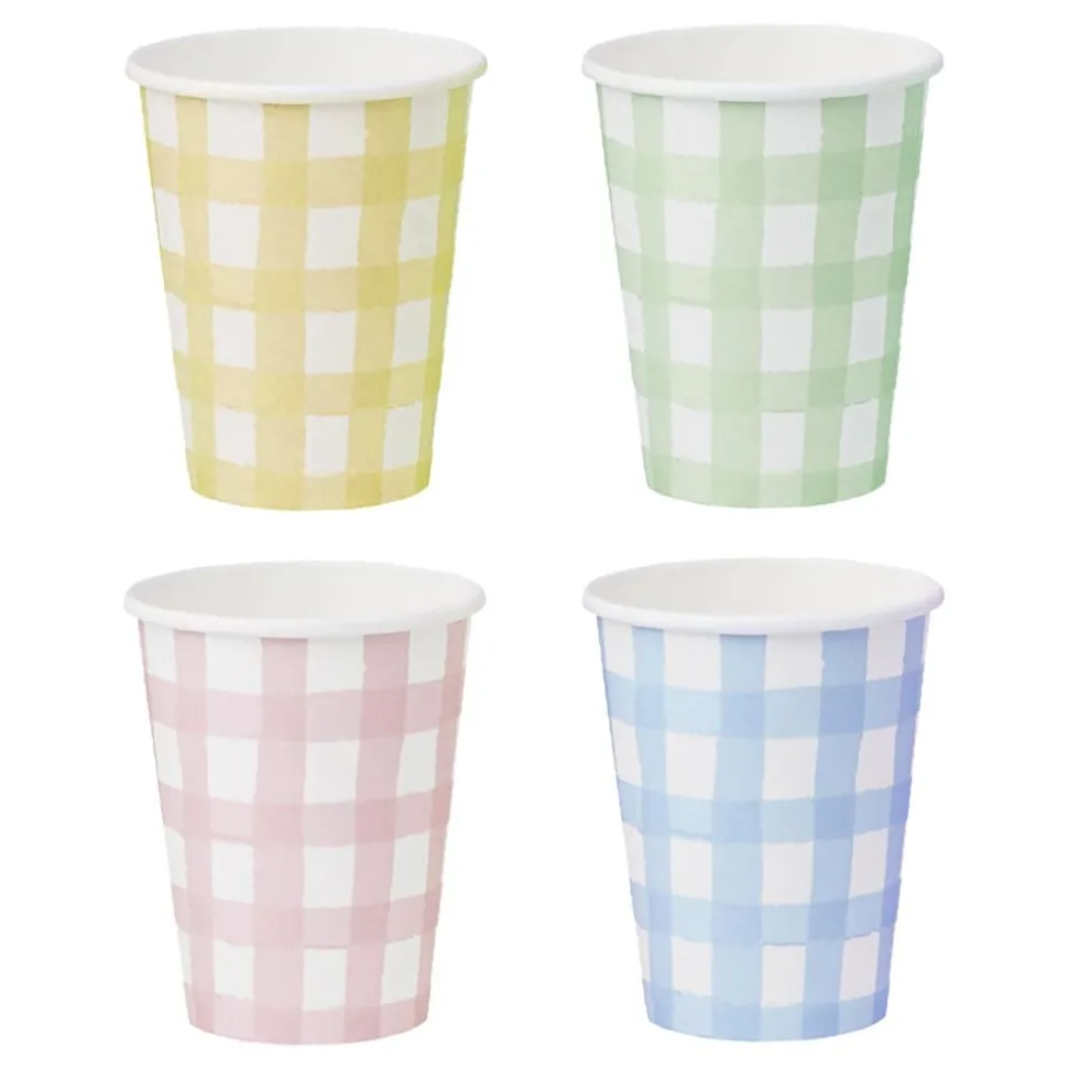 Pappersmuggar Gingham