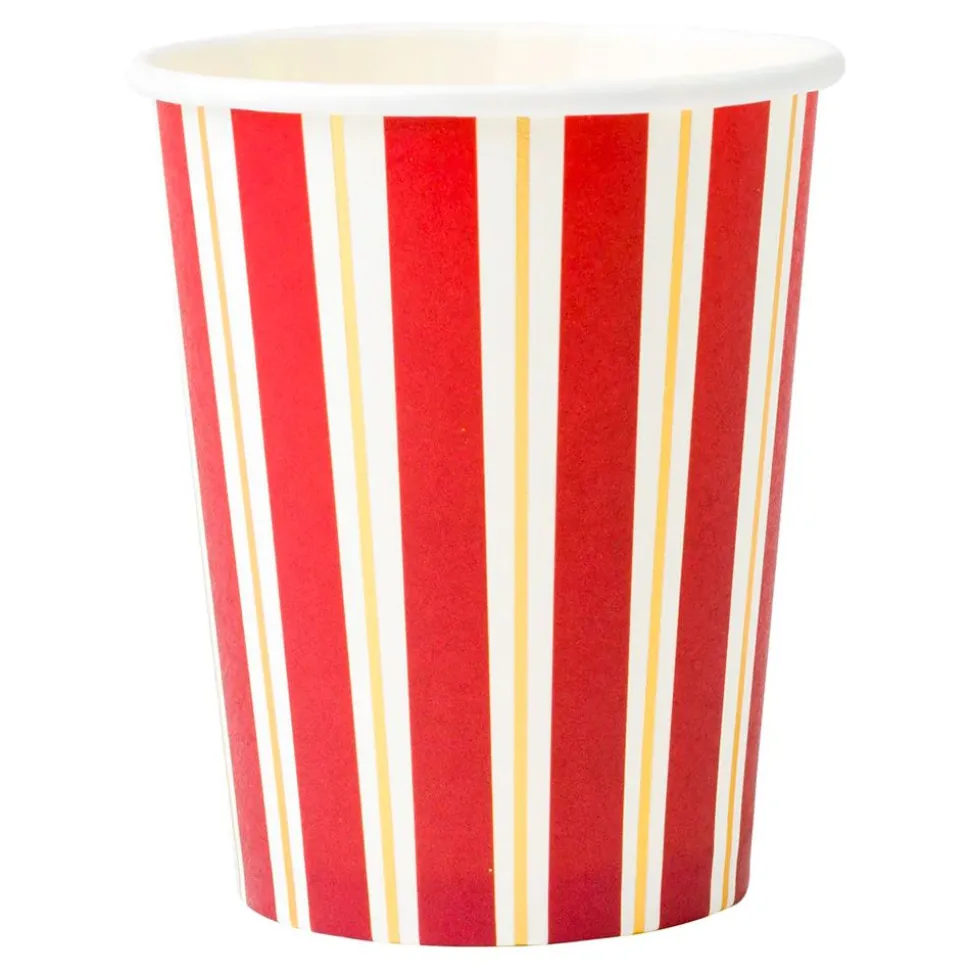 Pappersmuggar Röd/Vit Randiga