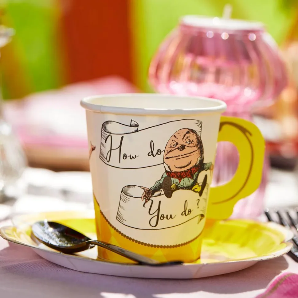 Pappersmuggar Tea Party Alice Wonderland