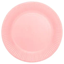 Papperstallrikar Ljusrosa
