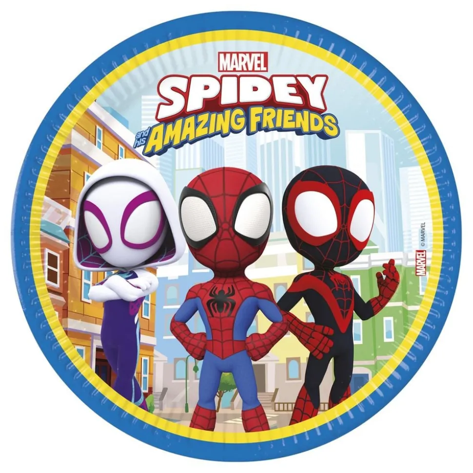 Papperstallrikar Spidey & Hans Fantastiska Vänner