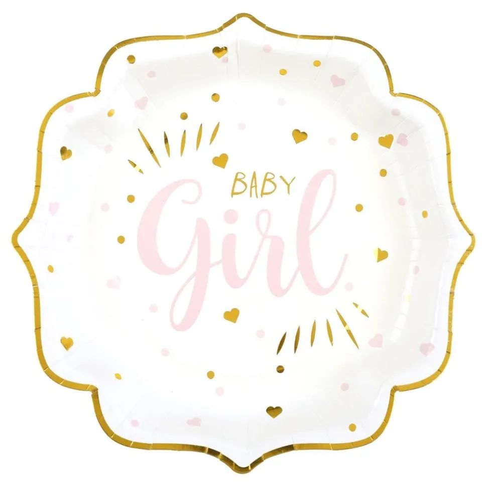 Papperstallrikar Baby Girl
