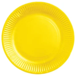 Papperstallrikar Gula