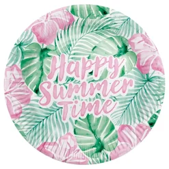 Papperstallrikar Happy Summer Time