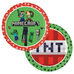 Papperstallrikar Minecraft