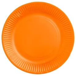 Papperstallrikar Orange