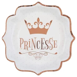 Papperstallrikar Princesse Roséguld
