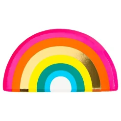 Papperstallrikar Rainbow Brights