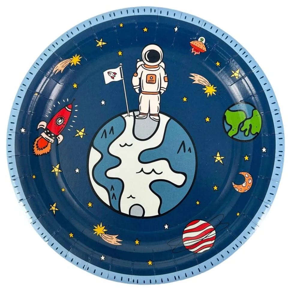 Papperstallrikar Space World