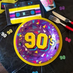 Papperstallrikar 90's Party