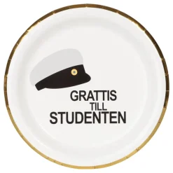 Papperstallrikar Studentmössa