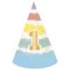 Partyhatt 1-årskalas Regnbåge