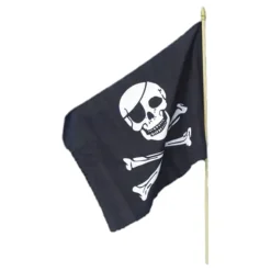 Piratflagga på Pinne
