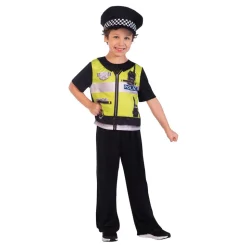Polis med Väst Barn Maskeraddräkt