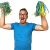 Pom Poms Blå/Gul