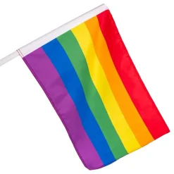 Pride Fasadflagga med Stång