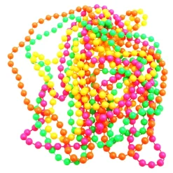 Pärlhalsband Neonfärgat