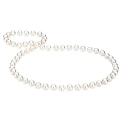 Pärlhalsband Vitt