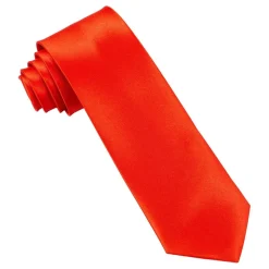 Röd Satin Slips