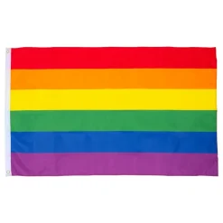 Regnbågsflagga med Öljetter