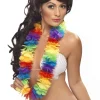 Regnbågsfärgad Hawaiikrans