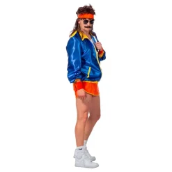 Retro Disco Rollerskater Herr Maskeraddräkt