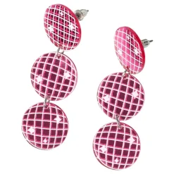 Örhängen Rosa Discokulor