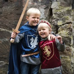 Riddartröja med Huva Barn Blå
