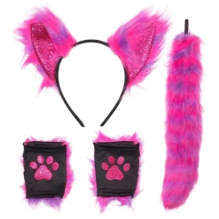 Rosa Neon Katt Tillbehörskit