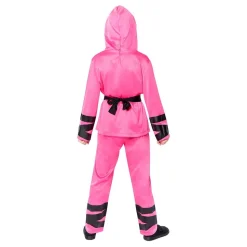 Rosa Ninja Barn Maskeraddräkt