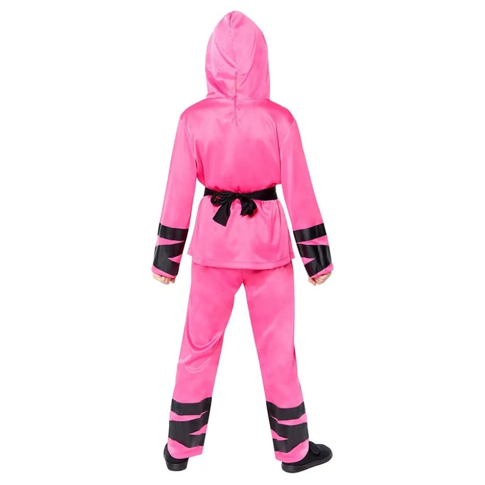 Rosa Ninja Barn Maskeraddräkt