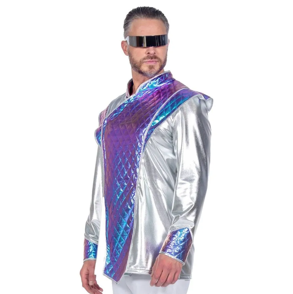 Rymdkille Metallic Maskeraddräkt