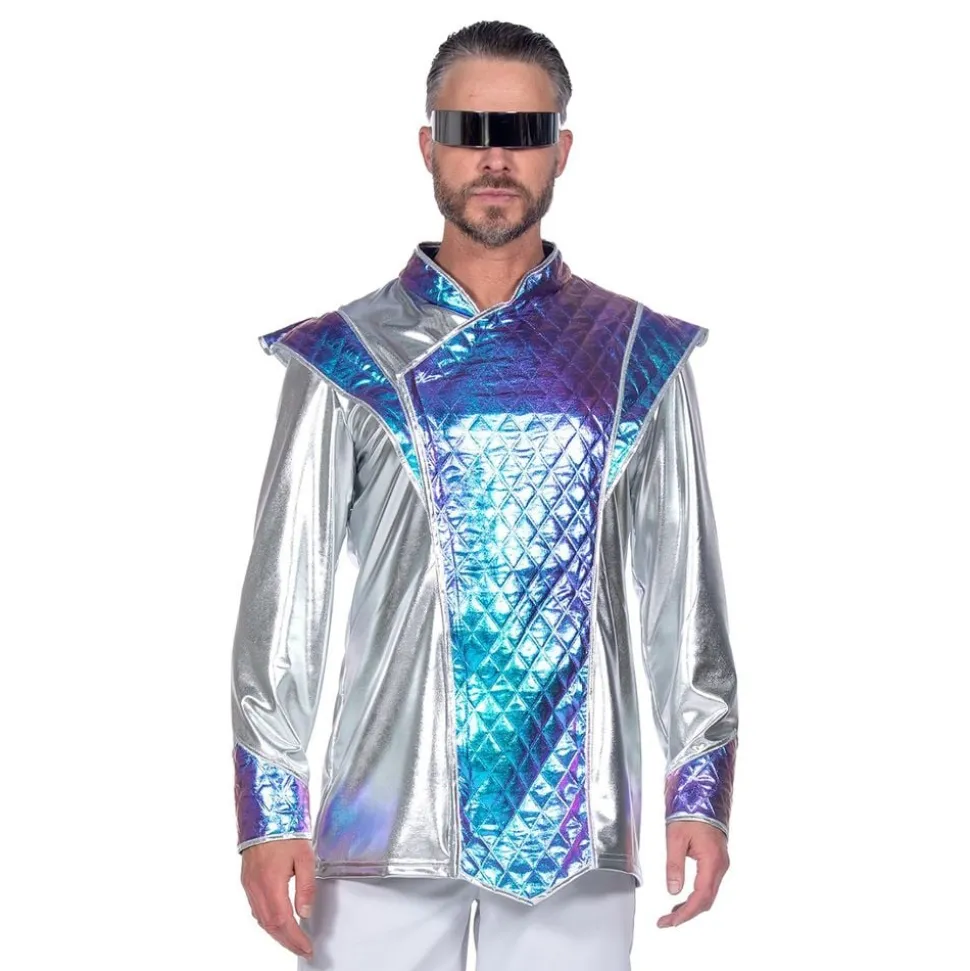 Rymdkille Metallic Maskeraddräkt