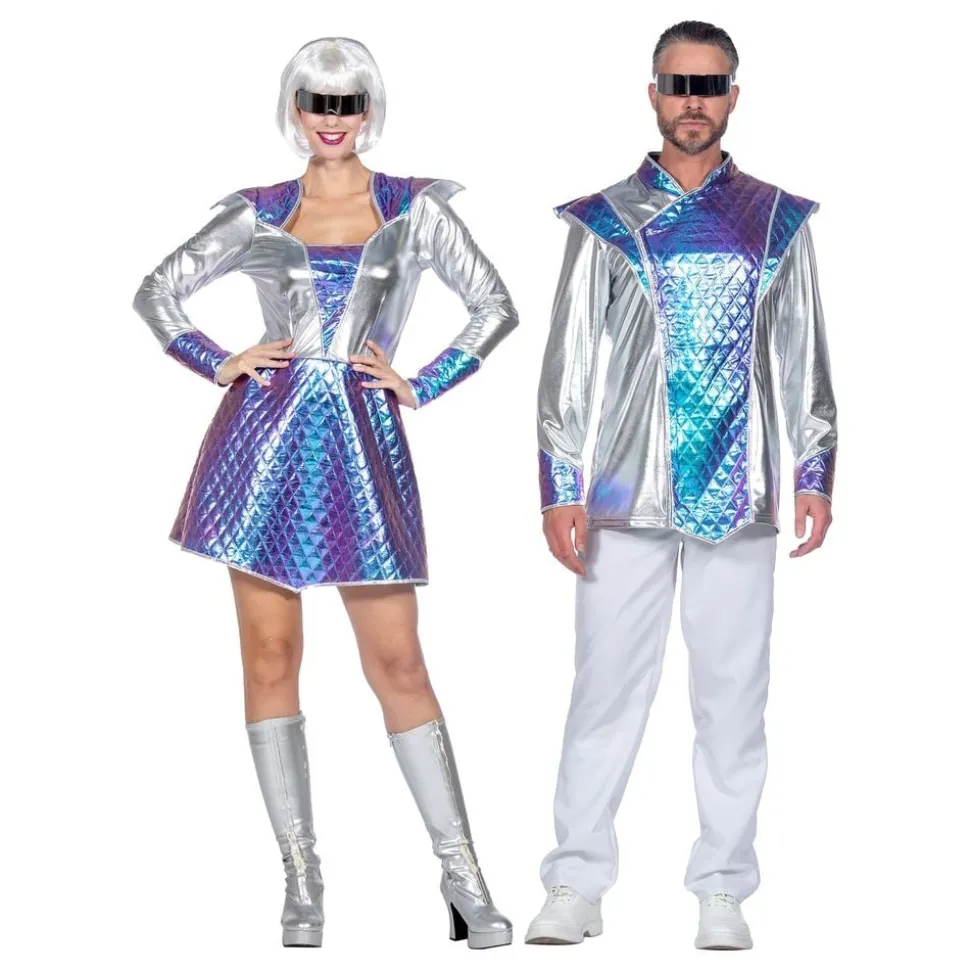 Rymdkille Metallic Maskeraddräkt