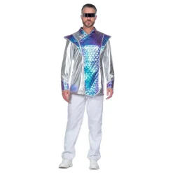 Rymdkille Metallic Maskeraddräkt