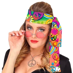 Scarf Flower Power Grön