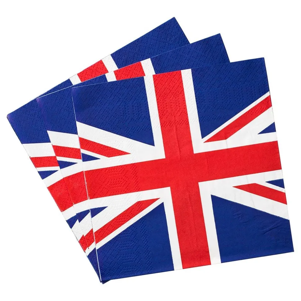 Servetter Brittiska Flaggan