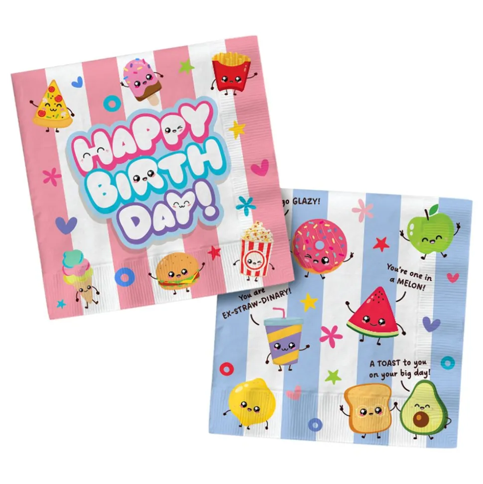 Servetter Happy Birthday Kawaii
